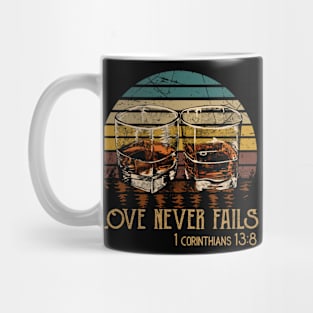 Love Never Fails Whisky Mug Mug